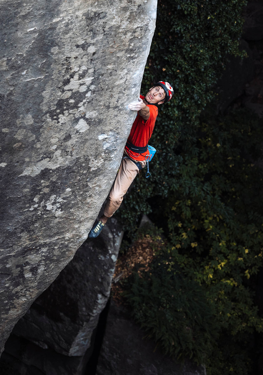 James on the upper section of Bon Voyage at Annot. Photo: Raphaël Fourau