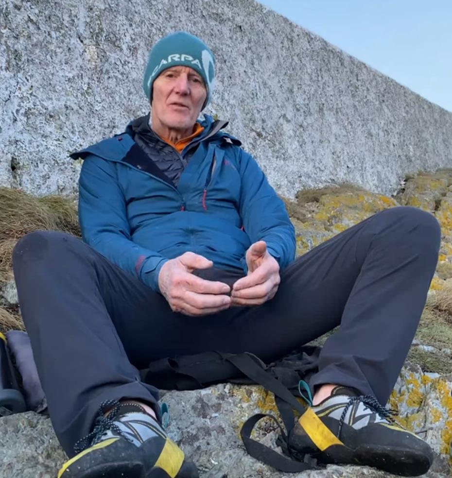 Rob Matheson talking during his second video in which he discusses the protection avaible on The Bells, The Bells!. Video grab: Rob Matheson